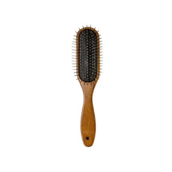 Cepillo de Mantequilla con forma Oblong . Para el mantenimiento y cuidado diario de mantos largos / semi largos