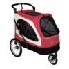 Carro Petspro Grande Aventura Gris/Rojo 3 Ruedas