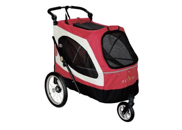 Carro Petspro Grande Aventura Gris/Rojo 3 Ruedas