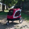 Carro Petspro Grande Aventura Gris/Rojo 3 Ruedas - Imagen 5