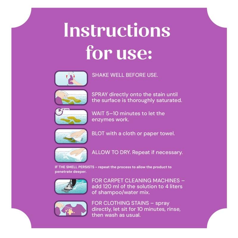 Spray Quitamanchas Misoko Olor Lavanda para Perros - Imagen 5