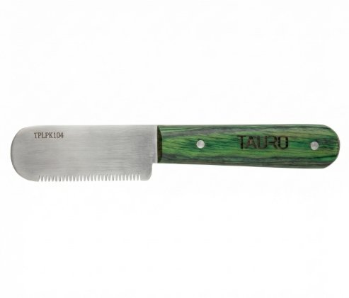 Cuchilla Stripping Mango Madera Verde 16cm Tauro Pro Line - Imagen 7