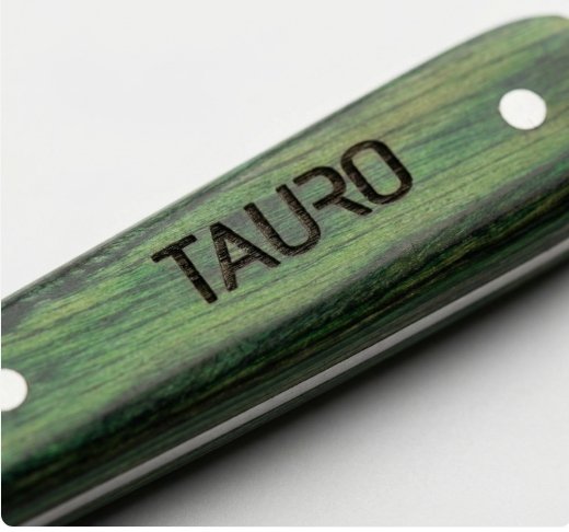Cuchilla Stripping Mango Madera Verde 16cm Tauro Pro Line - Imagen 5