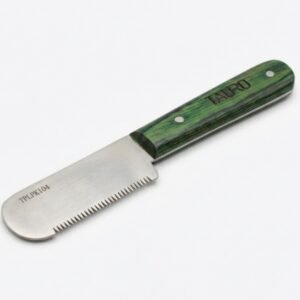 Cuchilla Stripping Mango Madera Verde 16cm Tauro Pro Line