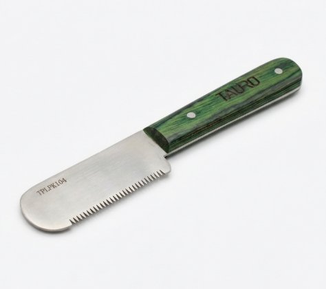 Cuchilla Stripping Mango Madera Verde 16cm Tauro Pro Line
