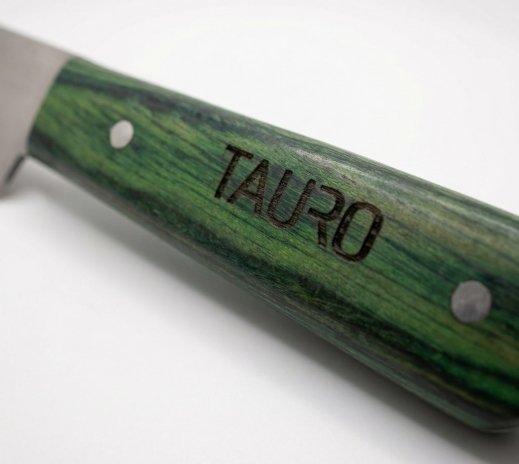Cuchilla Stripping Mango Madera Verde 16cm Tauro Pro Line - Imagen 6