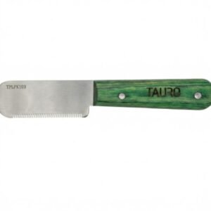 Cuchilla Stripping Mango Madera Verde 16cm Tauro Pro Line