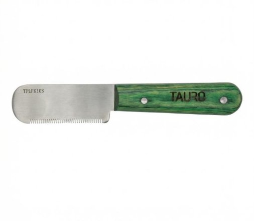 Cuchilla Stripping Mango Madera Verde 16cm Tauro Pro Line