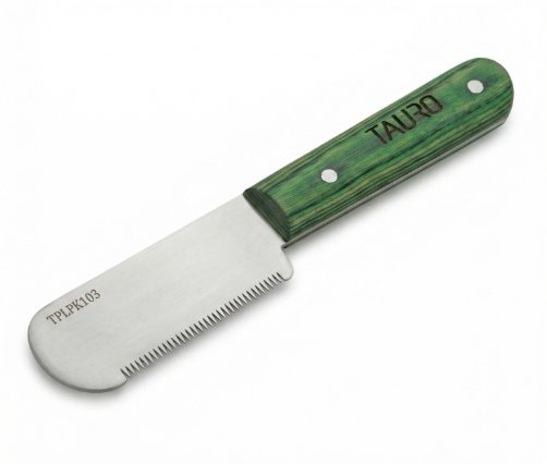 Cuchilla Stripping Mango Madera Verde 16cm Tauro Pro Line - Imagen 4