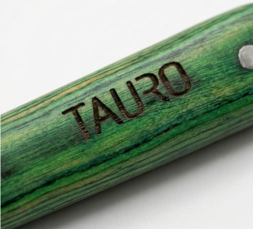 Cuchilla Stripping Mango Madera Verde 16cm Tauro Pro Line - Imagen 3
