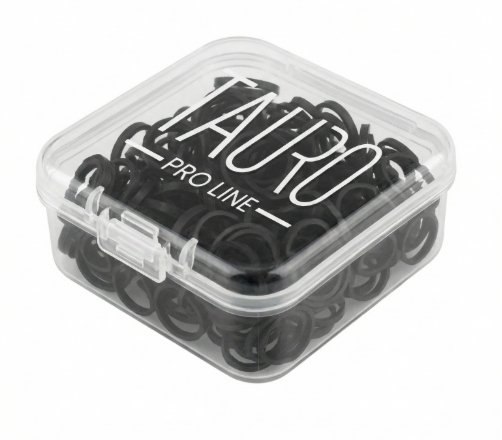 Caja Gomillas Elásticas 0.85cm diámetro Negras 150 uds. Tauro Pro Line - Imagen 2
