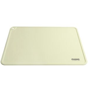 Alfombra Grande de Silicona Beige Antideslizante Misoko