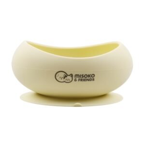 Comedero Silicona Alto Ovalado Beige Misoko