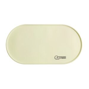 Alfombra de Silicona Beige Antideslizante Misoko