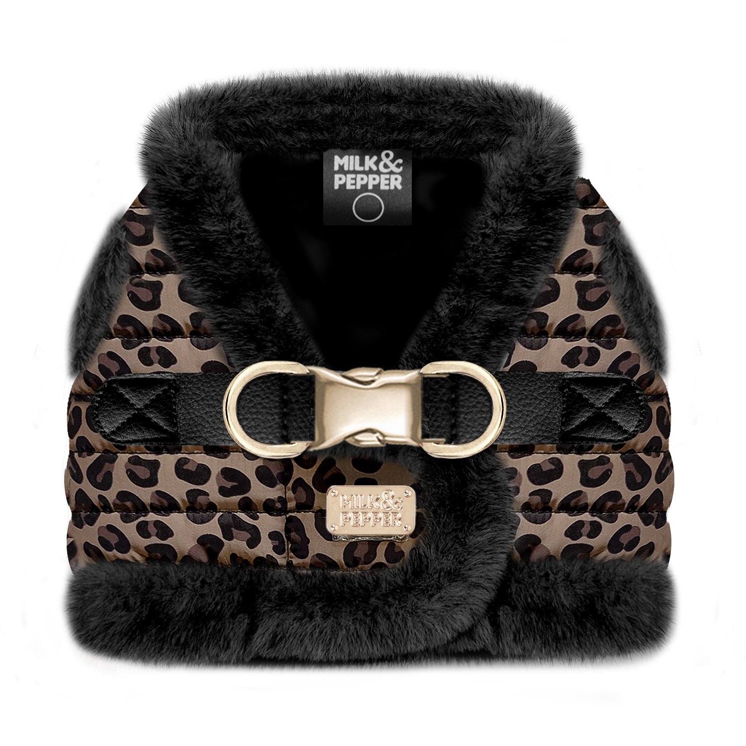 Arnés Asha Leopardo Milk and Pepper