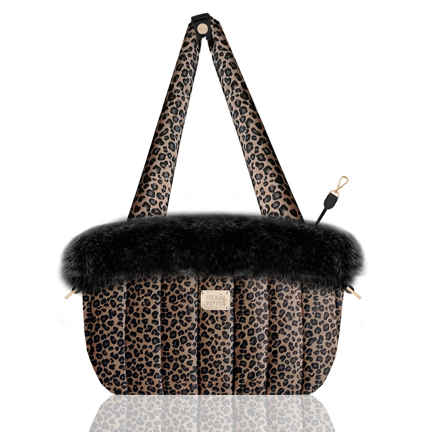 Bolso Nanouk Leopard Milk and Pepper