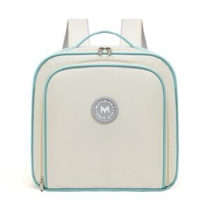 Transportin/ Mochila Beige y Verde